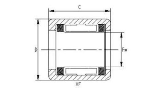 HF0812 One Way Needle Bearings 0